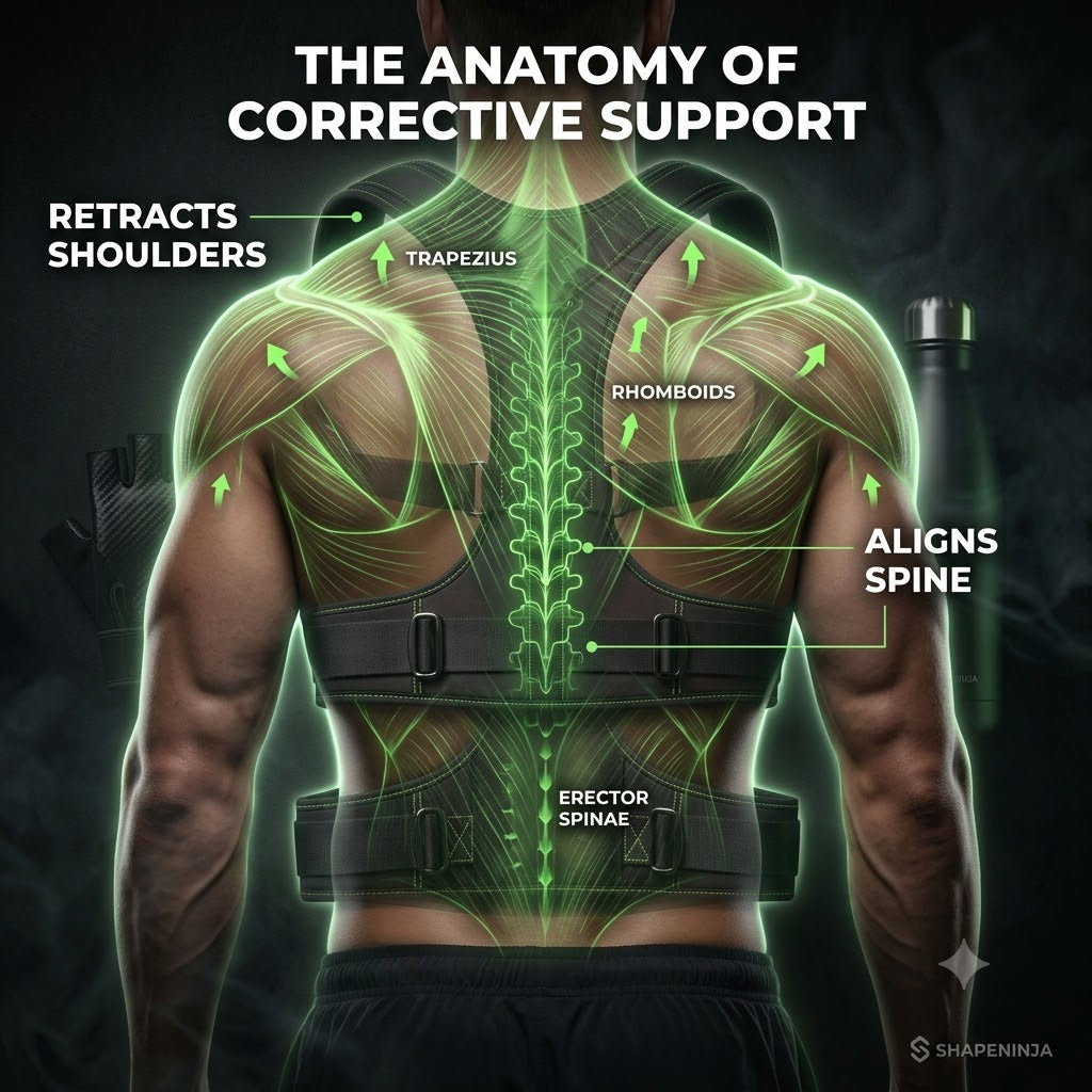 ShapeNinja™ Posture Corrector Belt Stand Taller. Feel More Confident.
